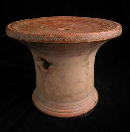 Djenne Terracotta Ceremonial Incense Cover, 1200 CE - 1400 CE