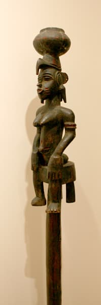 Senufo Wooden Champion's Baton, 20th Century CE