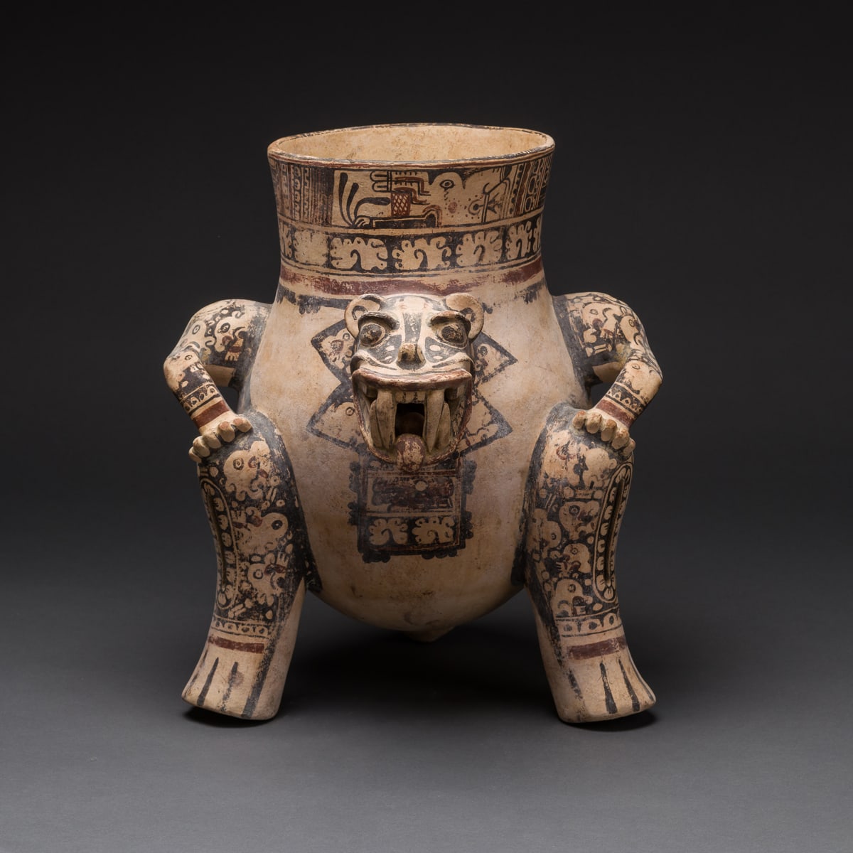 Guanacaste-Nicoya Jaguar Effigy Vessel, 800 CE - 1500 CE
