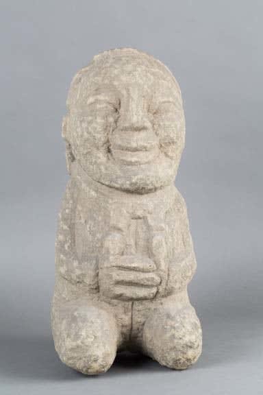Chinese stone seated figure