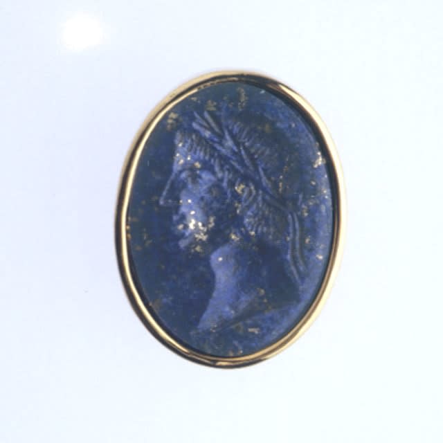 Classical Revival Intaglio depicting the Bust of a Roman Emperor, 1700 CE - 1900 CE