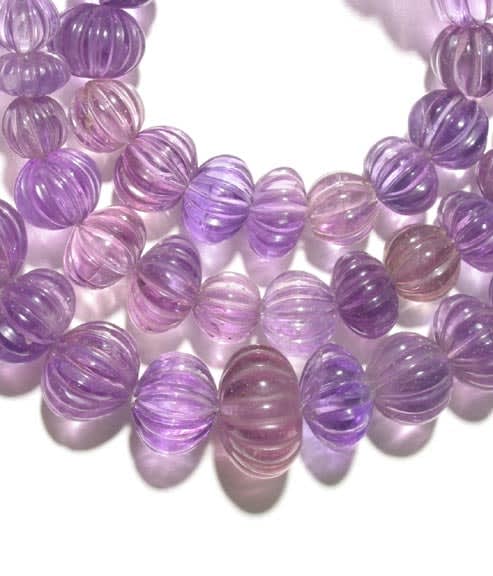 Amethyst Bead Necklace