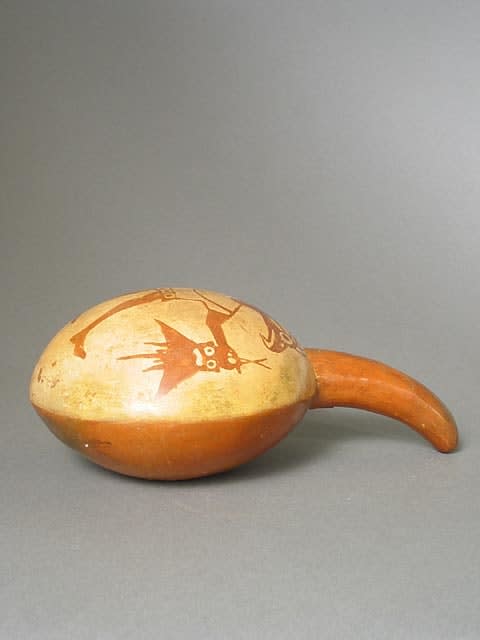 Moche Ritual Vessel Depicting an Eagle Warrior, 1 CE - 200 CE
