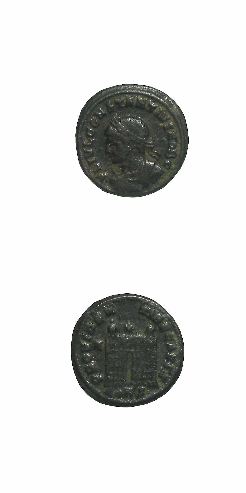 Bronze Follis of Constantine II Struck While Caesar, 316 CE - 335 CE