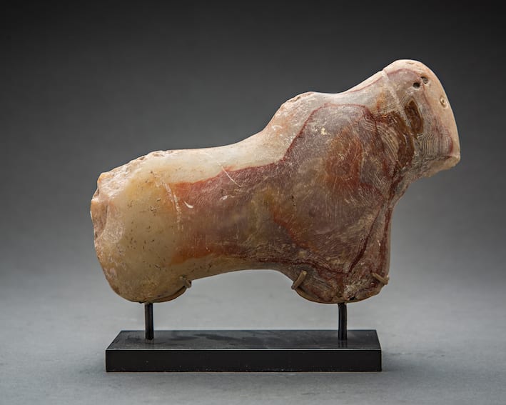 Alabaster Zoomorphic Sculpture, 3000 BCE - 2000 BCE