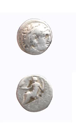 Macedonian Silver Drachm of Alexander the Great, 336 BCE - 323 BCE
