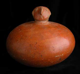 Nayarit Human Effigy Bowl, 300 BCE - 300 CE
