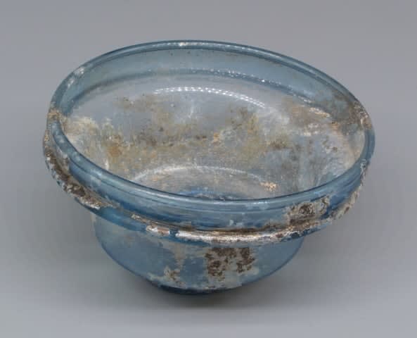 Roman Glass Bowl, 100 CE - 300 CE