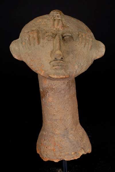 Bura Terracotta Head, 3rd Century CE - 11th Century CE