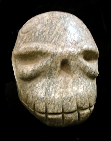 Stone Sculpture of a Skull, 500 CE - 1000 CE