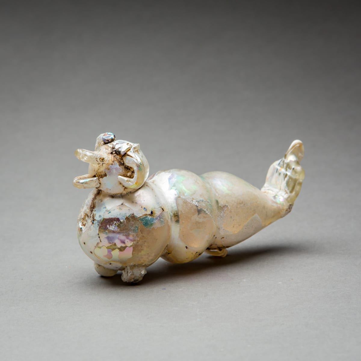 Islamic Glass Figure of An Animal, 700 BCE - 900 CE