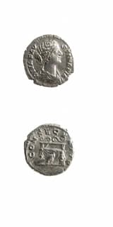 Silver Denarius of Empress Faustina Senior Issued Posthumously, 141 CE - 161 CE