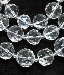 Rock Crystal Bead Necklace