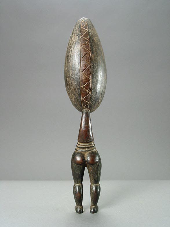 Dan Wooden Ceremonial Spoon, 20th Century CE