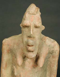 Djenne Terracotta Sculpture of a Kneeling Woman, 12th Century CE - 16th Century CE
