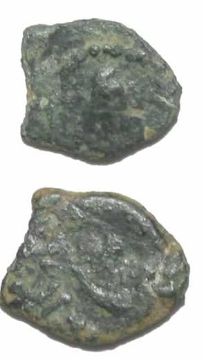Jewish Bronze Prutah of King Herod Archelaus, 4 BCE - 6 CE