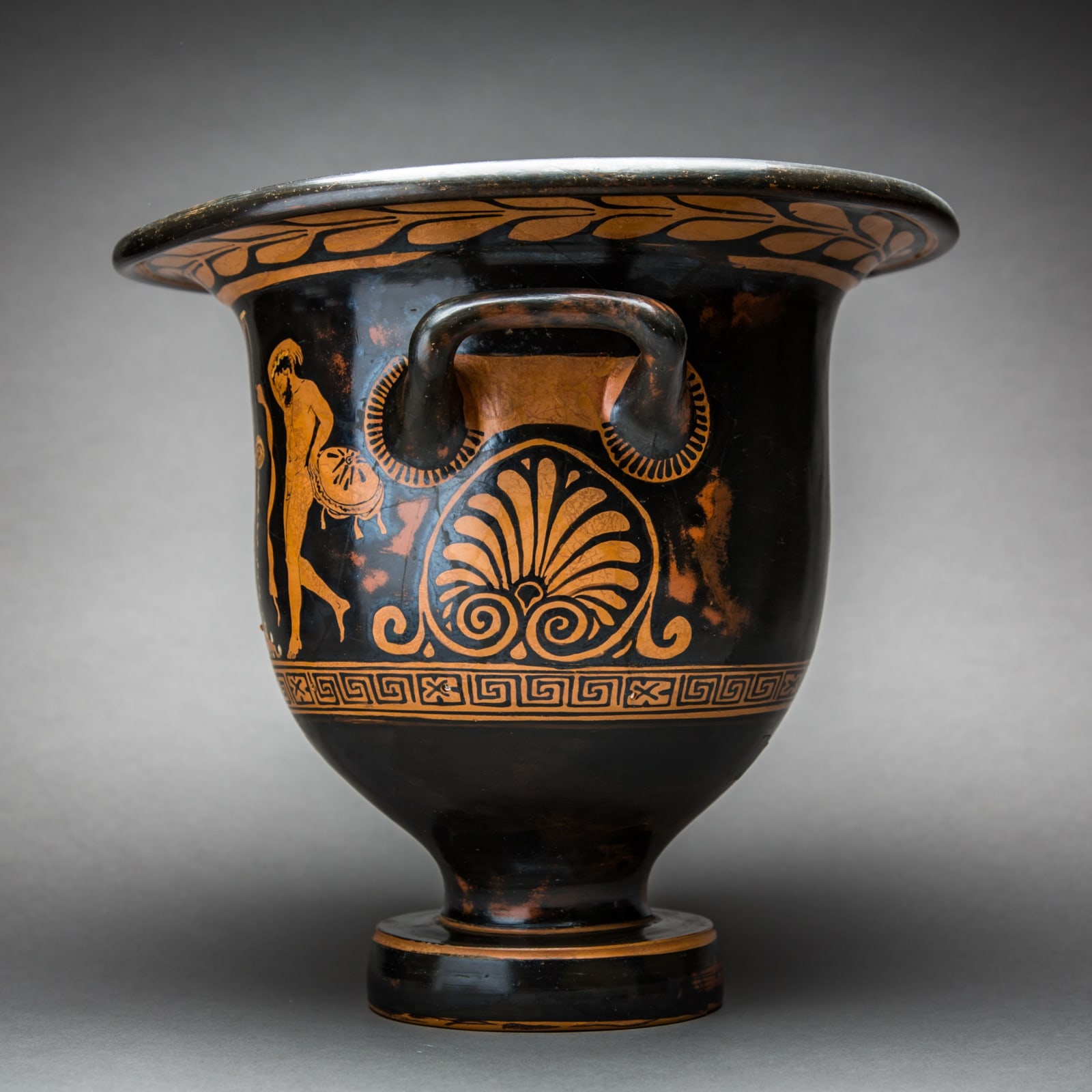 Apulian Red-Figured Bell Krater, depicting Dionysos and Ariadne, 400 BC - 300 BC