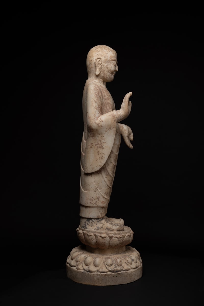 Tang Marble Kasyapa, 618 CE - 907 CE