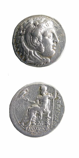Macedonian Silver Tetradrachm of Alexander the Great, 325 BCE - 320 CE