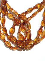 Citrine Bead Necklace