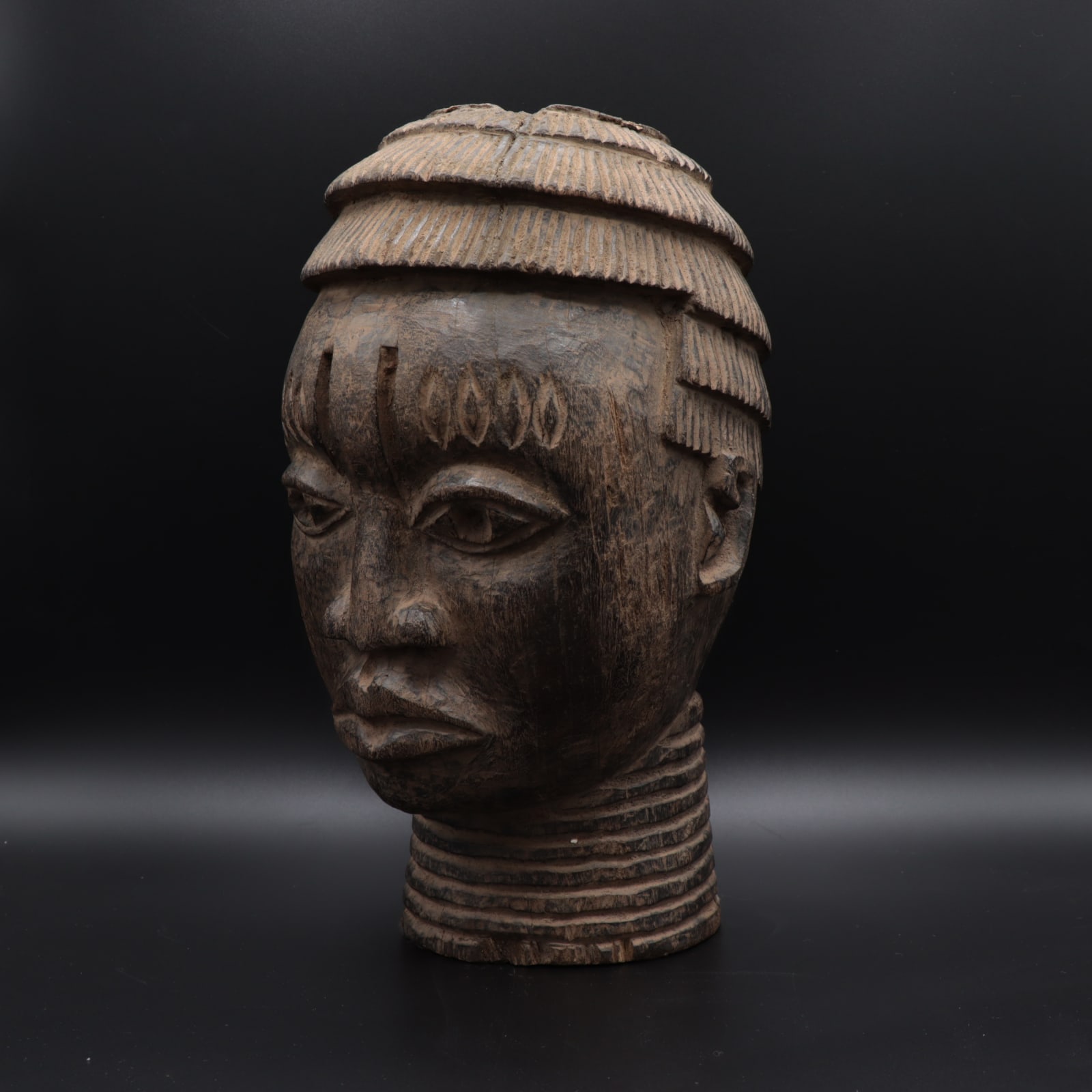 Benin Wooden Head, early 20th century CE