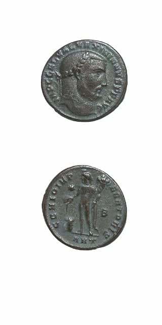 Bronze Follis of Emperor Maximinus II Daia, 309 CE - 313 CE