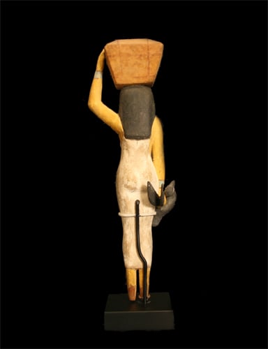 Wooden Female Gift Bearer, 1940 BCE - 1750 BCE
