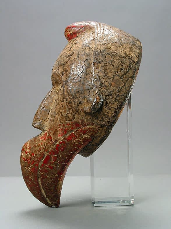 Dan Wooden Polychrome Mask, 20th Century CE
