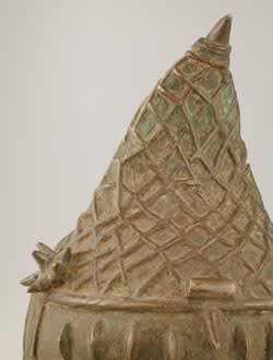 Benin Brass Head of an Iyoba (Queen Mother), 16th Century CE - 18th Century CE