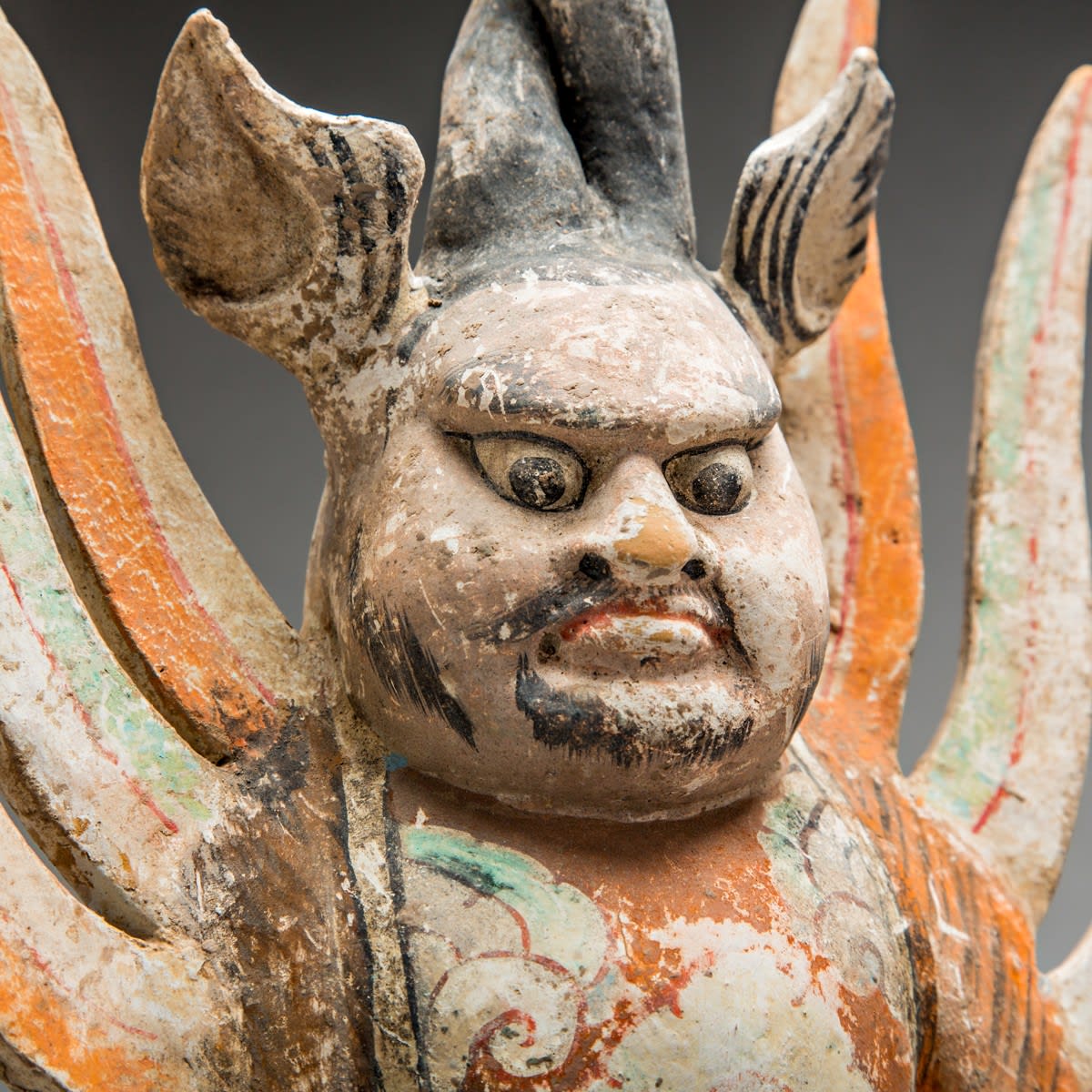 Pair of Tang Sculptures of Spirit Guardians, 618 CE - 907 CE