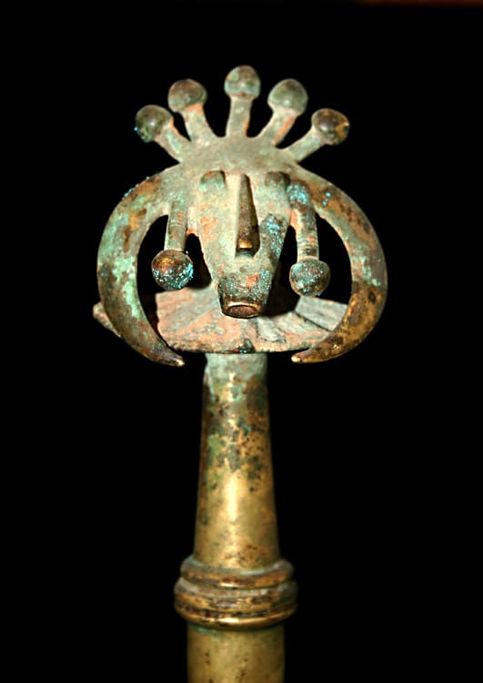 Senufu Bronze Ceremonial Dagger, 1850 CE - 1920 CE