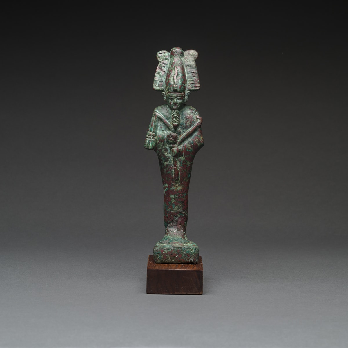 26th Dynasty Bronze Sculpture of Osiris, 664 BCE - 525 BCE