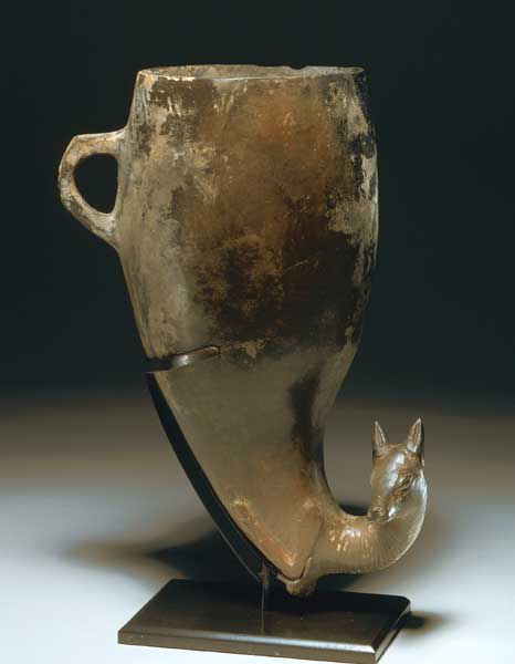 Amlash Terracotta Rhyton, 900 BCE - 800 BCE