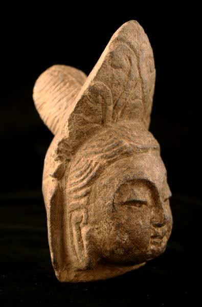 Ming Stone Head of Guanyin, 1368 CE - 1644 CE