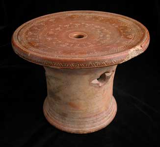 Djenne Terracotta Ceremonial Incense Cover, 1200 CE - 1400 CE