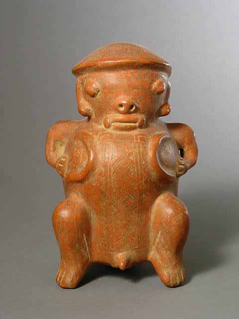 Terracotta Sculpture of a Hunchback, 300 BCE - 300 CE