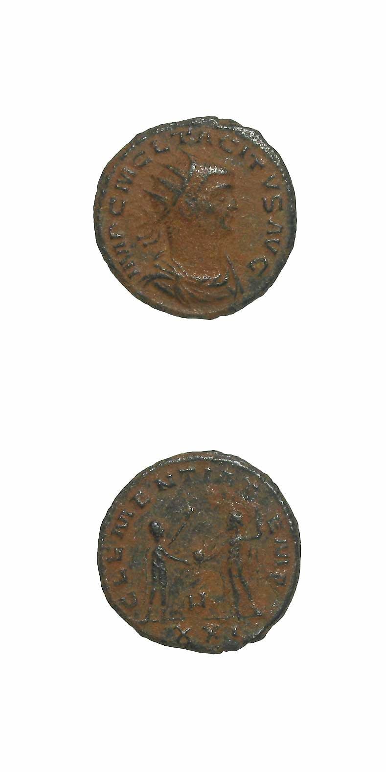 Bronze Antoninianus of Emperor Tacitus, 275 CE - 276 CE