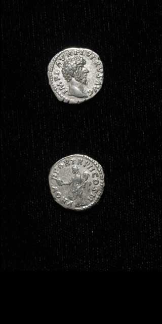 Silver Denarius of Emperor Lucius Verus, 161 CE - 169 CE