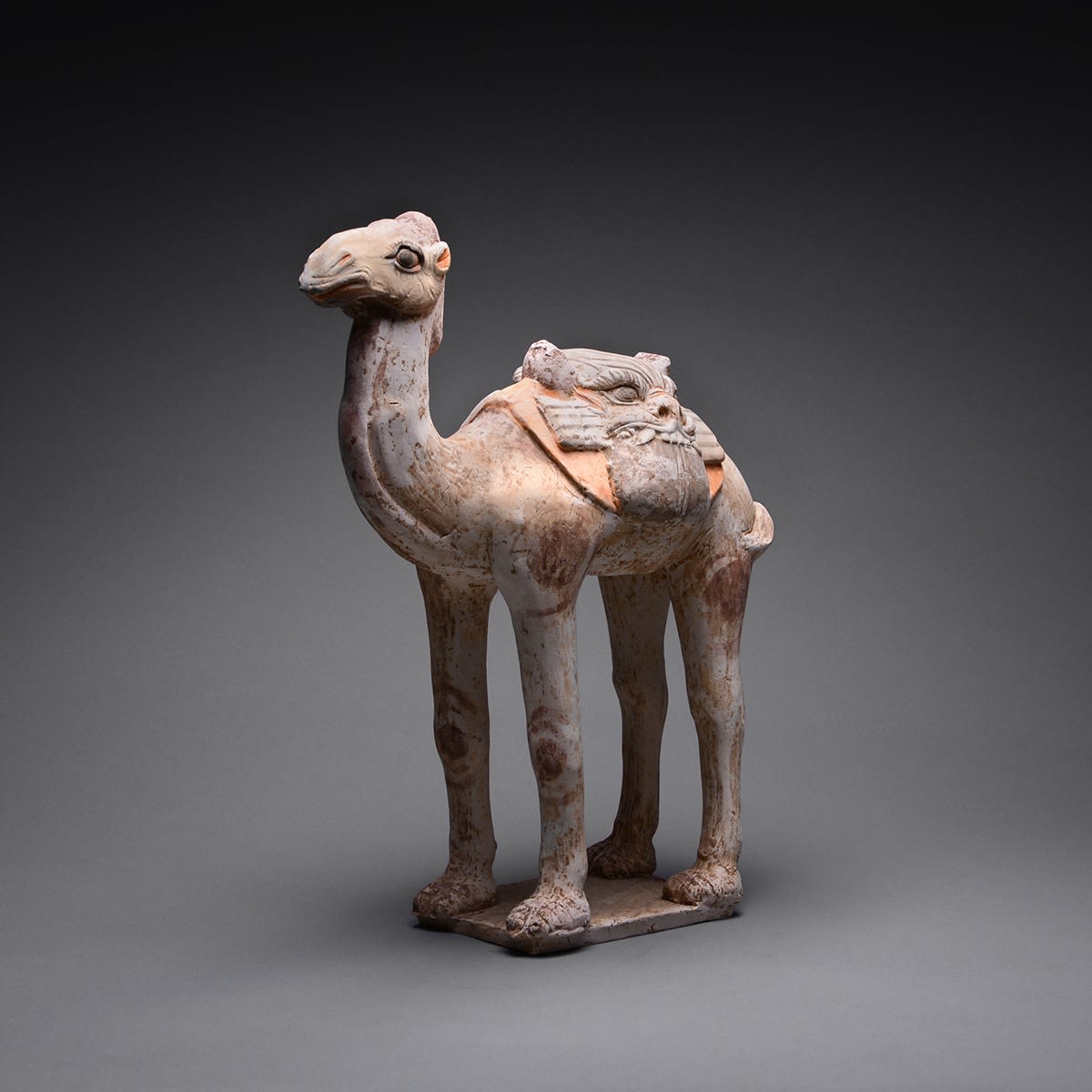 Tang Terracotta Sculpture of a Camel, 618 CE - 906 CE
