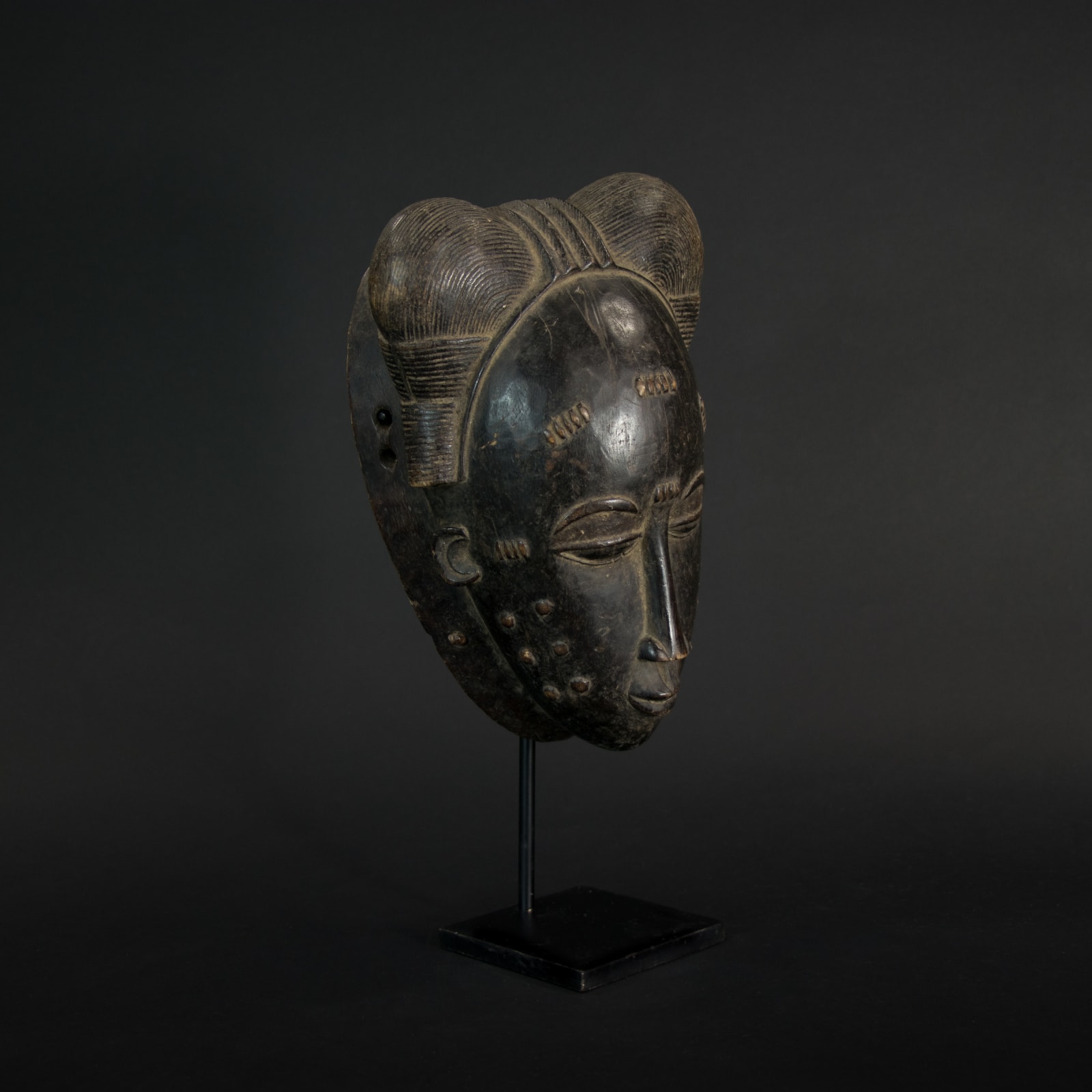 Baule Wooden Mask , 19th - 20th Century CE