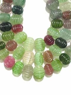 Mixed Tourmaline Bead Necklace