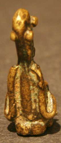 Dogon Miniature Brass Sculpture, 1750 CE - 1900 CE