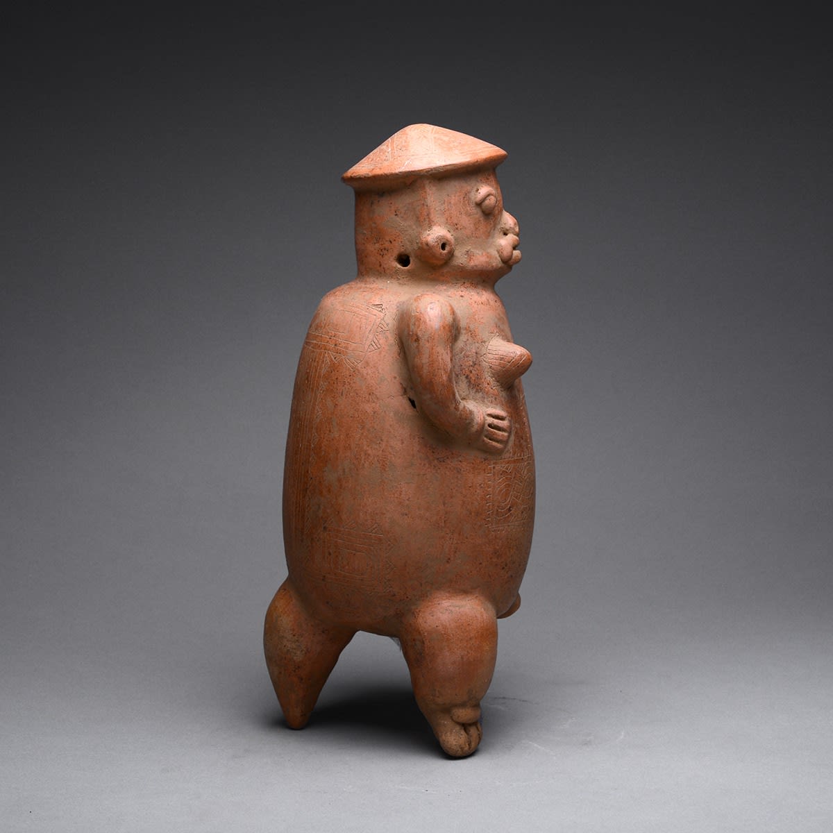 Terracotte Female Figurine, 200 CE - 500 CE