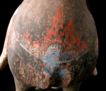 Han Polychrome Horse and Rider, 206 BCE - 220 CE