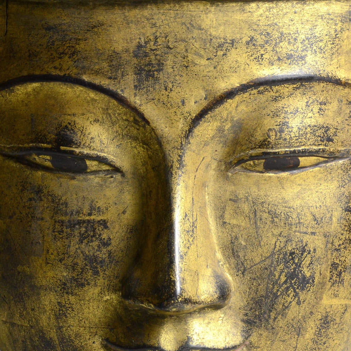 Shan Gilt Wooden Sculpture of the Buddha, 18th Century CE