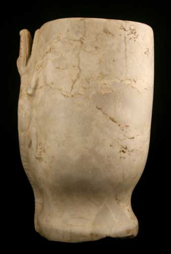 Mayan Stone Vessel with a Crocodile, 300 CE - 900 CE