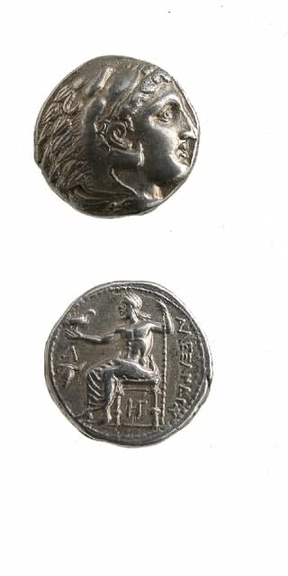 Macedonian Silver Tetradrachm of Alexander the Great, 320 BCE - 315 BCE