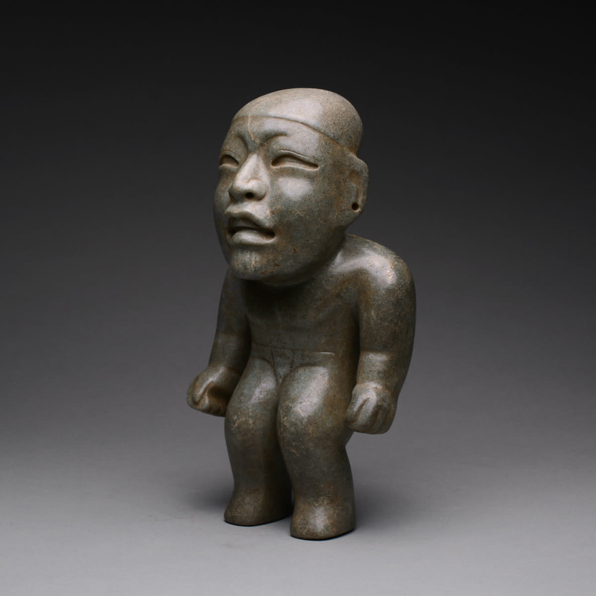 Olmec Jade Figure, 1200 BCE - 600 BCE