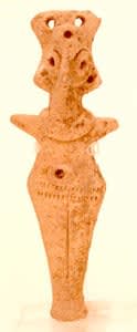 Votive Sculpture of the Goddess Astarte, 2100 BCE - 1600 BCE