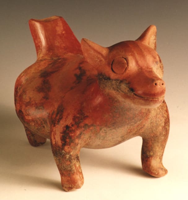 Colima Vessel in the Form of a Dog, 300 BCE - 300 CE